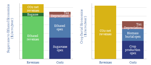 costs of burying biomass